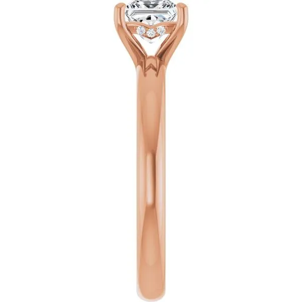 Hidden Halo-Style Engagement Ring Image 4 Raleigh Diamond Fine Jewelry Raleigh, NC