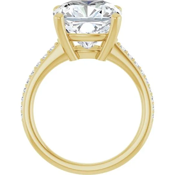 V-End Prong Engagement Ring Image 2 Rox Atlanta Jewelers Decatur, GA