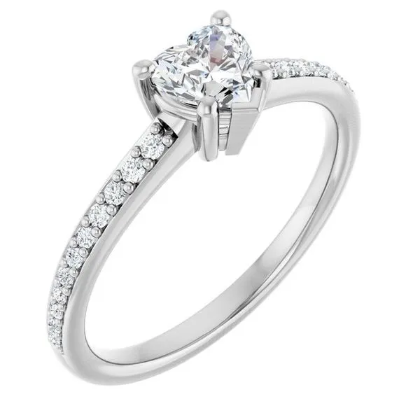 V-End Prong Engagement Ring Rox Atlanta Jewelers Decatur, GA