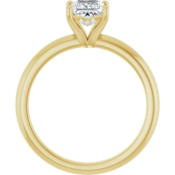 Hidden Halo-Style Engagement Ring Image 2 Raleigh Diamond Fine Jewelry Raleigh, NC