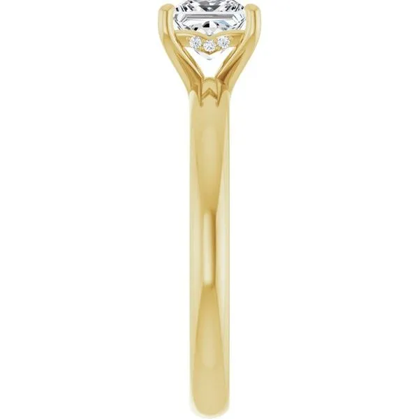 Hidden Halo-Style Engagement Ring Image 4 Raleigh Diamond Fine Jewelry Raleigh, NC