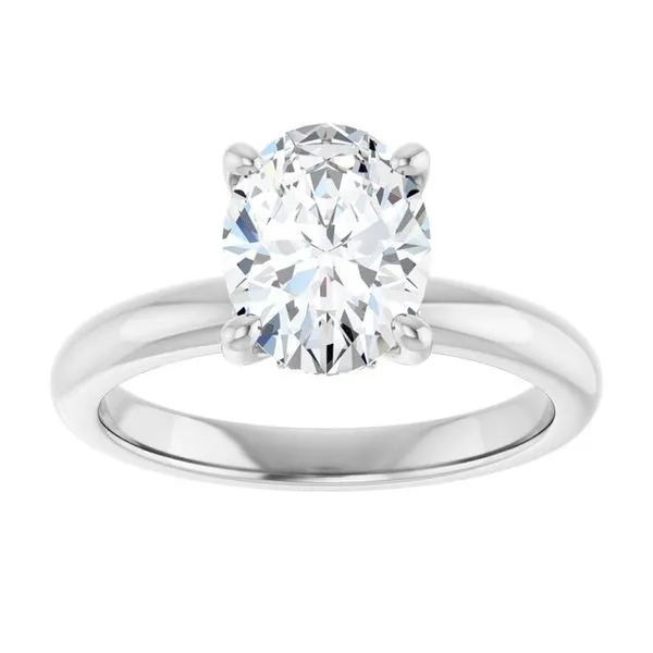 Hidden Halo-Style Engagement Ring Image 3 Raleigh Diamond Fine Jewelry Raleigh, NC