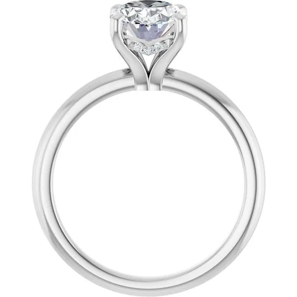 Hidden Halo-Style Engagement Ring Image 2 Raleigh Diamond Fine Jewelry Raleigh, NC