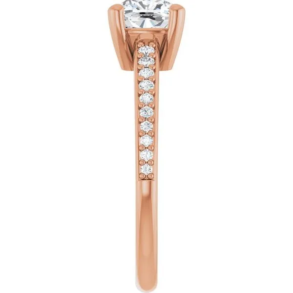 V-End Prong Engagement Ring Image 4 Futer Bros Jewelers York, PA