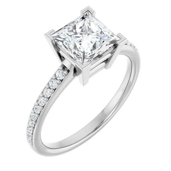 V-End Prong Engagement Ring Jimmy Smith Jewelers Decatur, AL