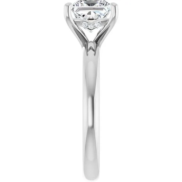 Hidden Halo-Style Engagement Ring Image 4 Raleigh Diamond Fine Jewelry Raleigh, NC