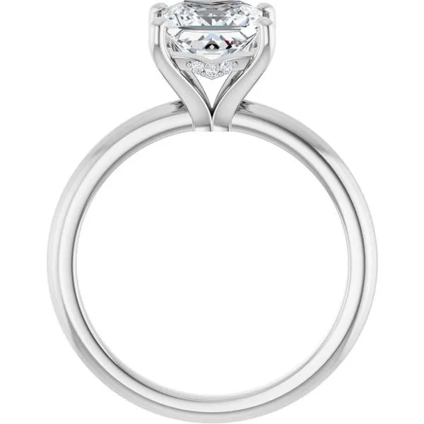 Hidden Halo-Style Engagement Ring Image 2 Raleigh Diamond Fine Jewelry Raleigh, NC