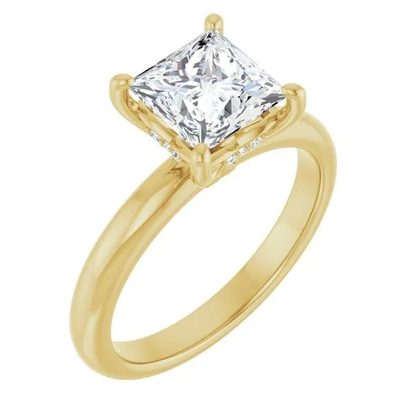 Hidden Halo-Style Engagement Ring Raleigh Diamond Fine Jewelry Raleigh, NC