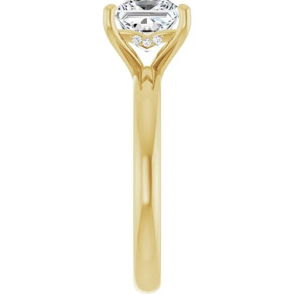 Hidden Halo-Style Engagement Ring Image 4 Raleigh Diamond Fine Jewelry Raleigh, NC