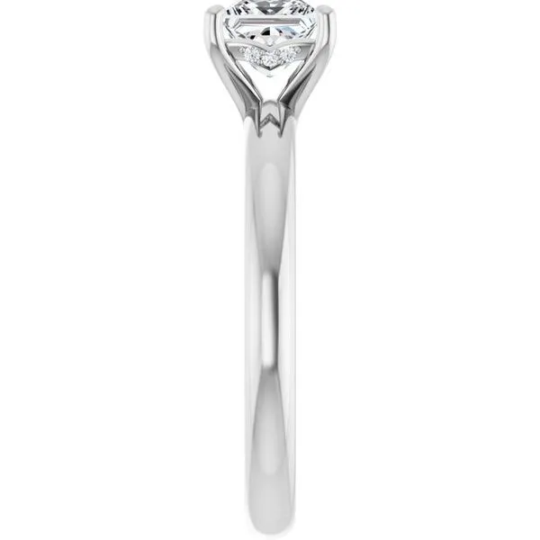 Hidden Halo-Style Engagement Ring Image 4 Raleigh Diamond Fine Jewelry Raleigh, NC