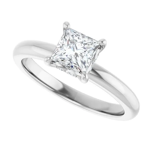 Hidden Halo-Style Engagement Ring Image 5 Raleigh Diamond Fine Jewelry Raleigh, NC