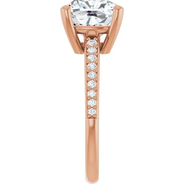 V-End Prong Engagement Ring Image 4 Eskews Fine Jewelers Lee's Summit, MO