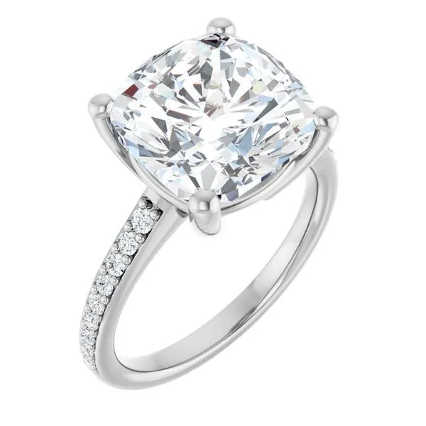 V-End Prong Engagement Ring Eskews Fine Jewelers Lee's Summit, MO