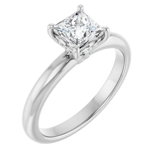 Hidden Halo-Style Engagement Ring Raleigh Diamond Fine Jewelry Raleigh, NC