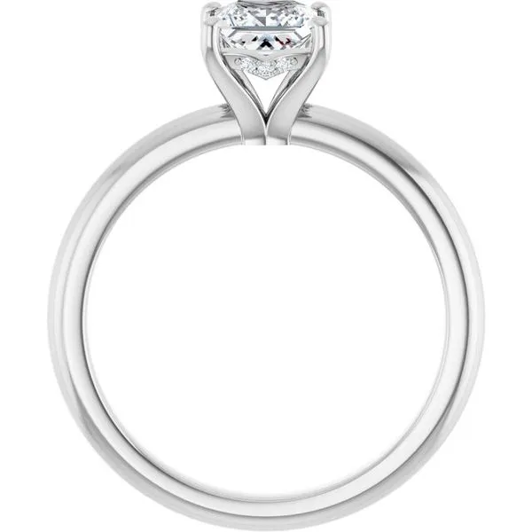 Hidden Halo-Style Engagement Ring Image 2 Raleigh Diamond Fine Jewelry Raleigh, NC
