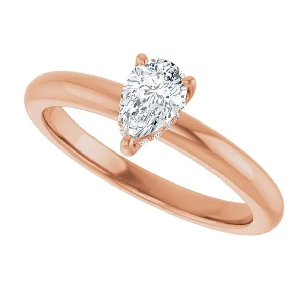 Hidden Halo-Style Engagement Ring Image 5 Raleigh Diamond Fine Jewelry Raleigh, NC