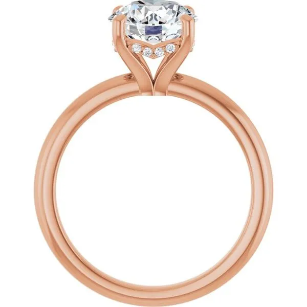 Hidden Halo-Style Engagement Ring Image 2 Raleigh Diamond Fine Jewelry Raleigh, NC