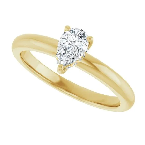 Hidden Halo-Style Engagement Ring Image 5 Raleigh Diamond Fine Jewelry Raleigh, NC