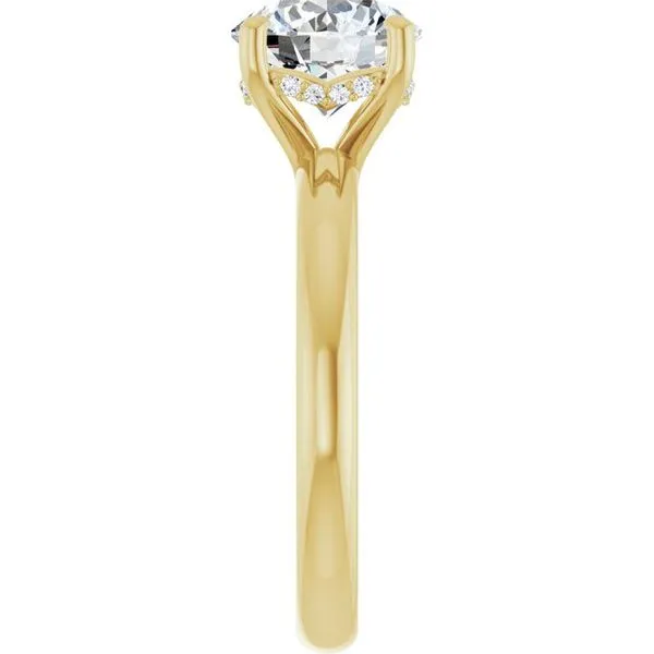 Hidden Halo-Style Engagement Ring Image 4 Raleigh Diamond Fine Jewelry Raleigh, NC