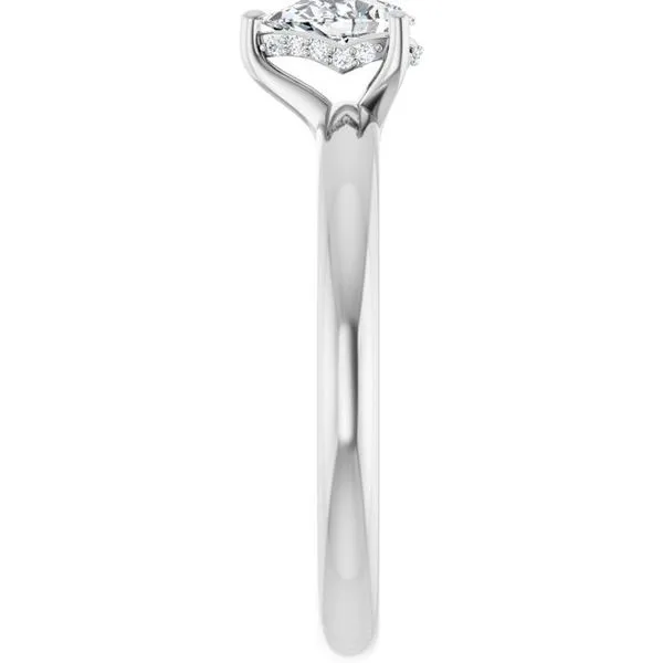 Hidden Halo-Style Engagement Ring Image 4 Raleigh Diamond Fine Jewelry Raleigh, NC