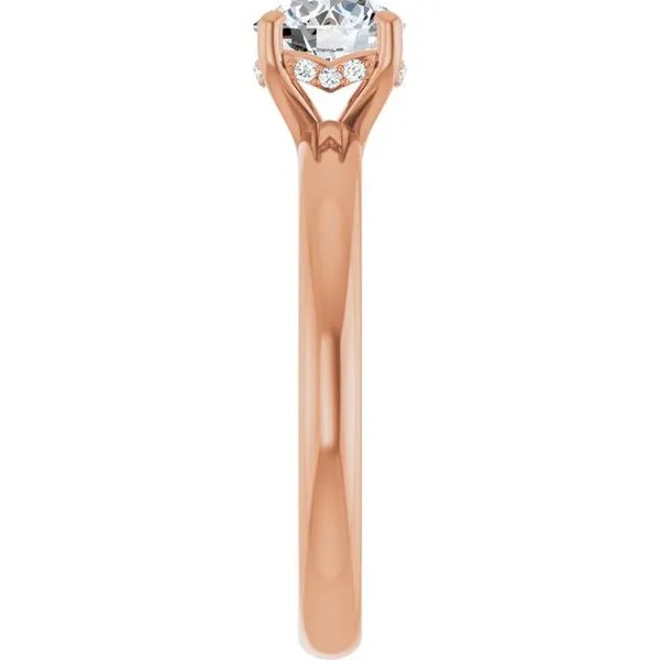 Hidden Halo-Style Engagement Ring Image 4 Raleigh Diamond Fine Jewelry Raleigh, NC