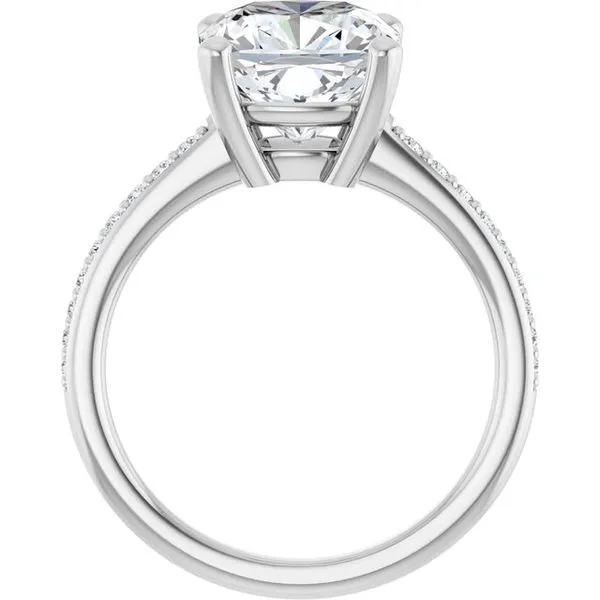 V-End Prong Engagement Ring Image 2 Futer Bros Jewelers York, PA
