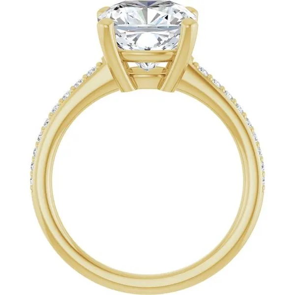 V-End Prong Engagement Ring Image 2 Rox Atlanta Jewelers Decatur, GA