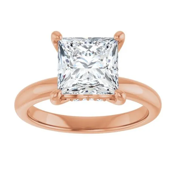 Hidden Halo-Style Engagement Ring Image 3 Dripping Diamonds Dripping Springs, TX