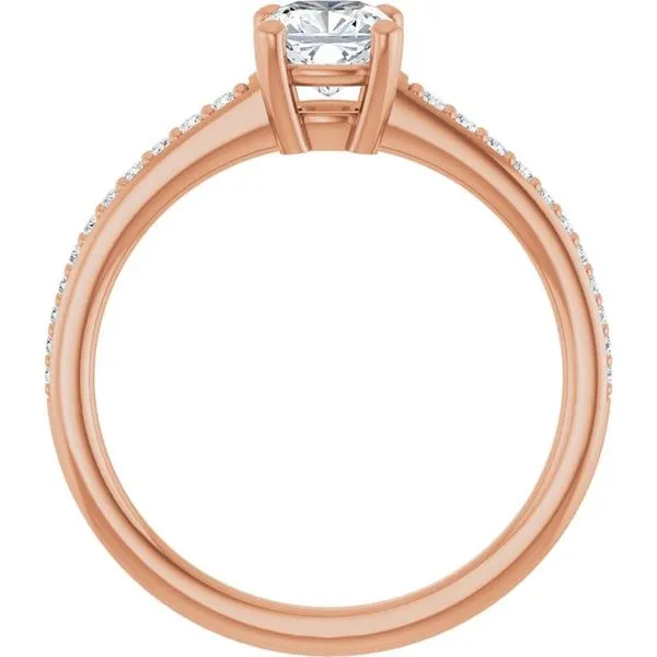 V-End Prong Engagement Ring Image 2 Futer Bros Jewelers York, PA