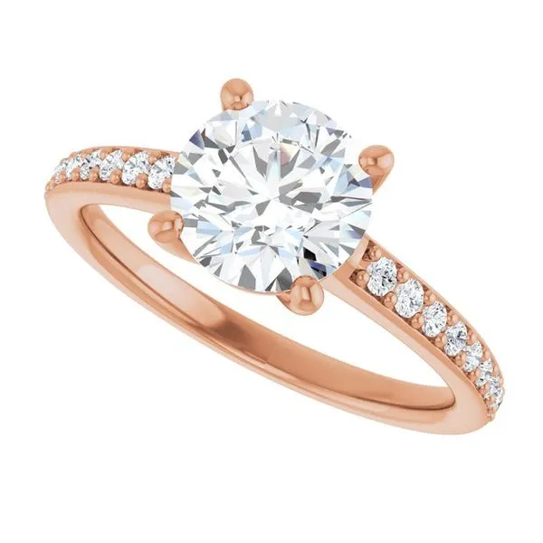 V-End Prong Engagement Ring Image 5 Rox Atlanta Jewelers Decatur, GA