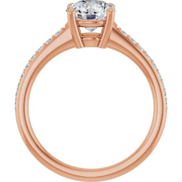 V-End Prong Engagement Ring Image 2 Futer Bros Jewelers York, PA