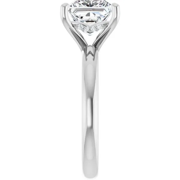 Hidden Halo-Style Engagement Ring Image 4 Raleigh Diamond Fine Jewelry Raleigh, NC