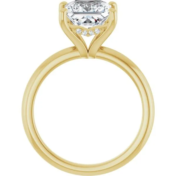 Hidden Halo-Style Engagement Ring Image 2 Raleigh Diamond Fine Jewelry Raleigh, NC