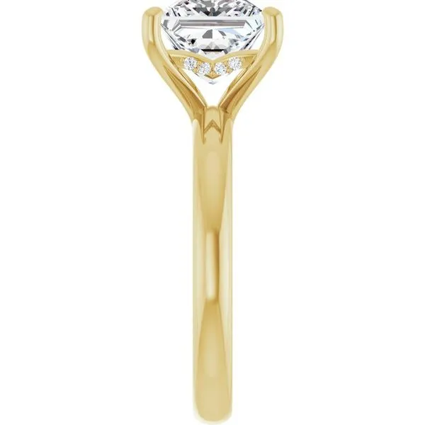 Hidden Halo-Style Engagement Ring Image 4 Raleigh Diamond Fine Jewelry Raleigh, NC