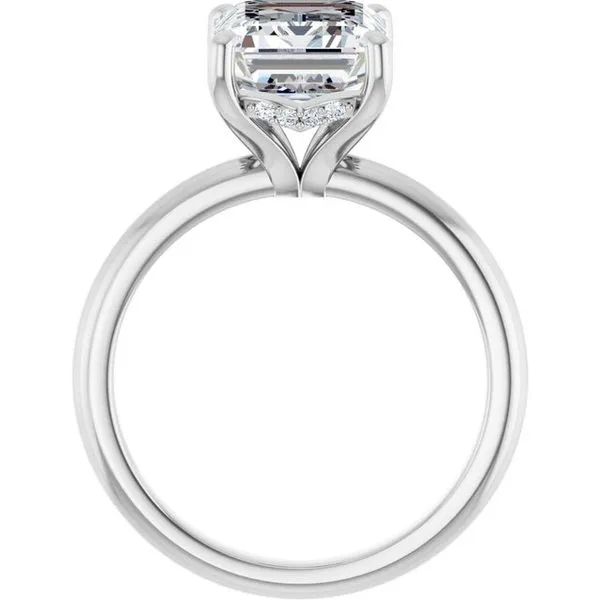 Hidden Halo-Style Engagement Ring Image 2 Raleigh Diamond Fine Jewelry Raleigh, NC