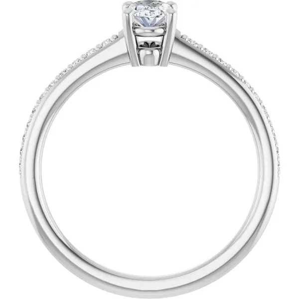V-End Prong Engagement Ring Image 2 Eskews Fine Jewelers Lee's Summit, MO