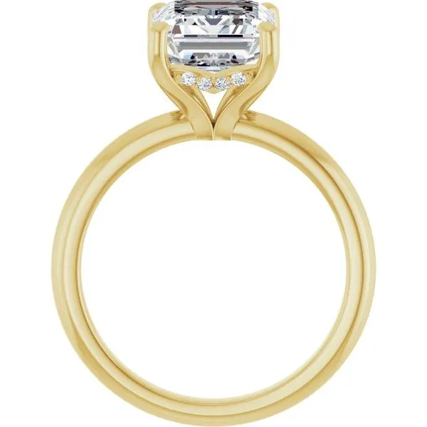 Hidden Halo-Style Engagement Ring Image 2 Raleigh Diamond Fine Jewelry Raleigh, NC