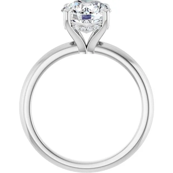 Hidden Halo-Style Engagement Ring Image 2 Raleigh Diamond Fine Jewelry Raleigh, NC