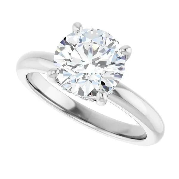 Hidden Halo-Style Engagement Ring Image 5 Dripping Diamonds Dripping Springs, TX