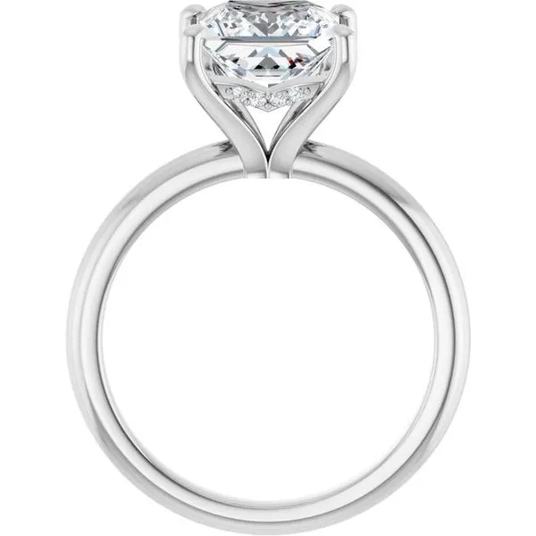 Hidden Halo-Style Engagement Ring Image 2 Raleigh Diamond Fine Jewelry Raleigh, NC