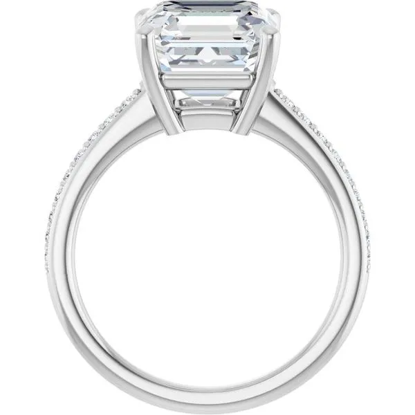 V-End Prong Engagement Ring Image 2 Futer Bros Jewelers York, PA