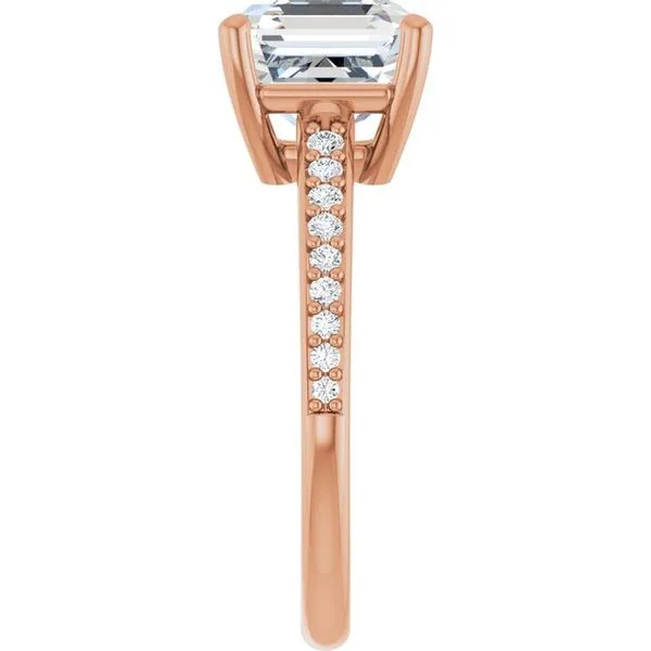 V-End Prong Engagement Ring Image 4 Rox Atlanta Jewelers Decatur, GA