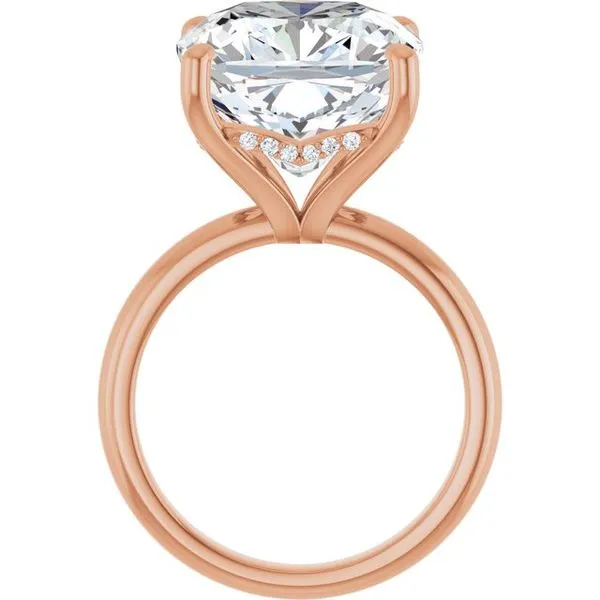 Hidden Halo-Style Engagement Ring Image 2 Raleigh Diamond Fine Jewelry Raleigh, NC