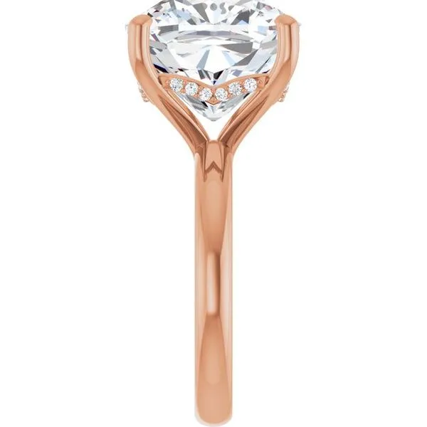 Hidden Halo-Style Engagement Ring Image 4 Raleigh Diamond Fine Jewelry Raleigh, NC