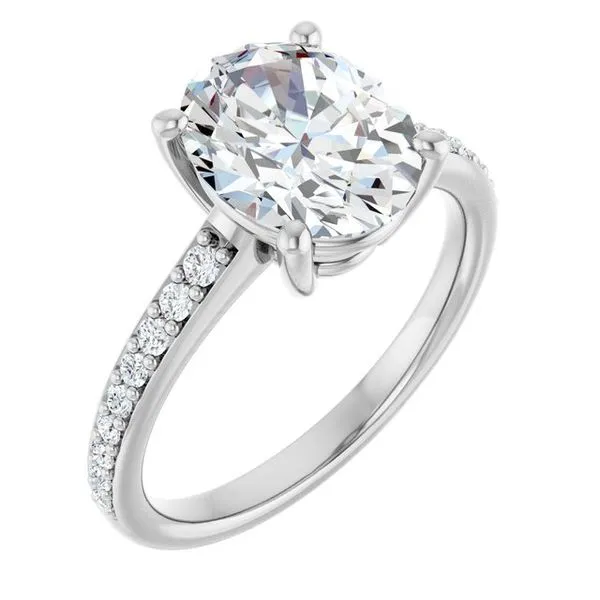 V-End Prong Engagement Ring Futer Bros Jewelers York, PA