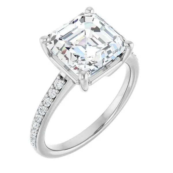 V-End Prong Engagement Ring Rox Atlanta Jewelers Decatur, GA