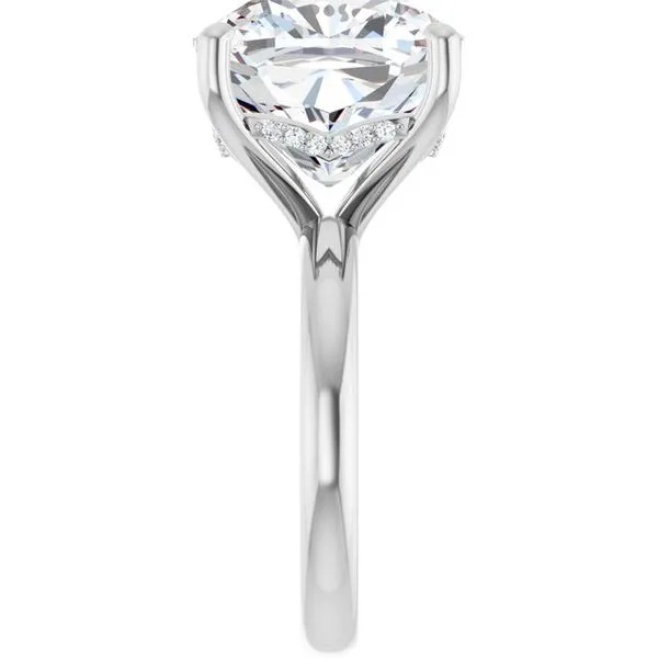 Hidden Halo-Style Engagement Ring Image 4 Raleigh Diamond Fine Jewelry Raleigh, NC