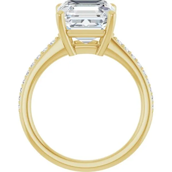 V-End Prong Engagement Ring Image 2 Futer Bros Jewelers York, PA