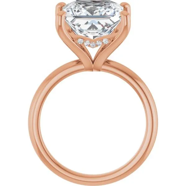 Hidden Halo-Style Engagement Ring Image 2 Raleigh Diamond Fine Jewelry Raleigh, NC