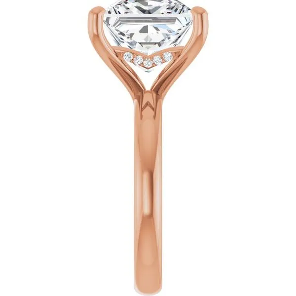 Hidden Halo-Style Engagement Ring Image 4 Raleigh Diamond Fine Jewelry Raleigh, NC